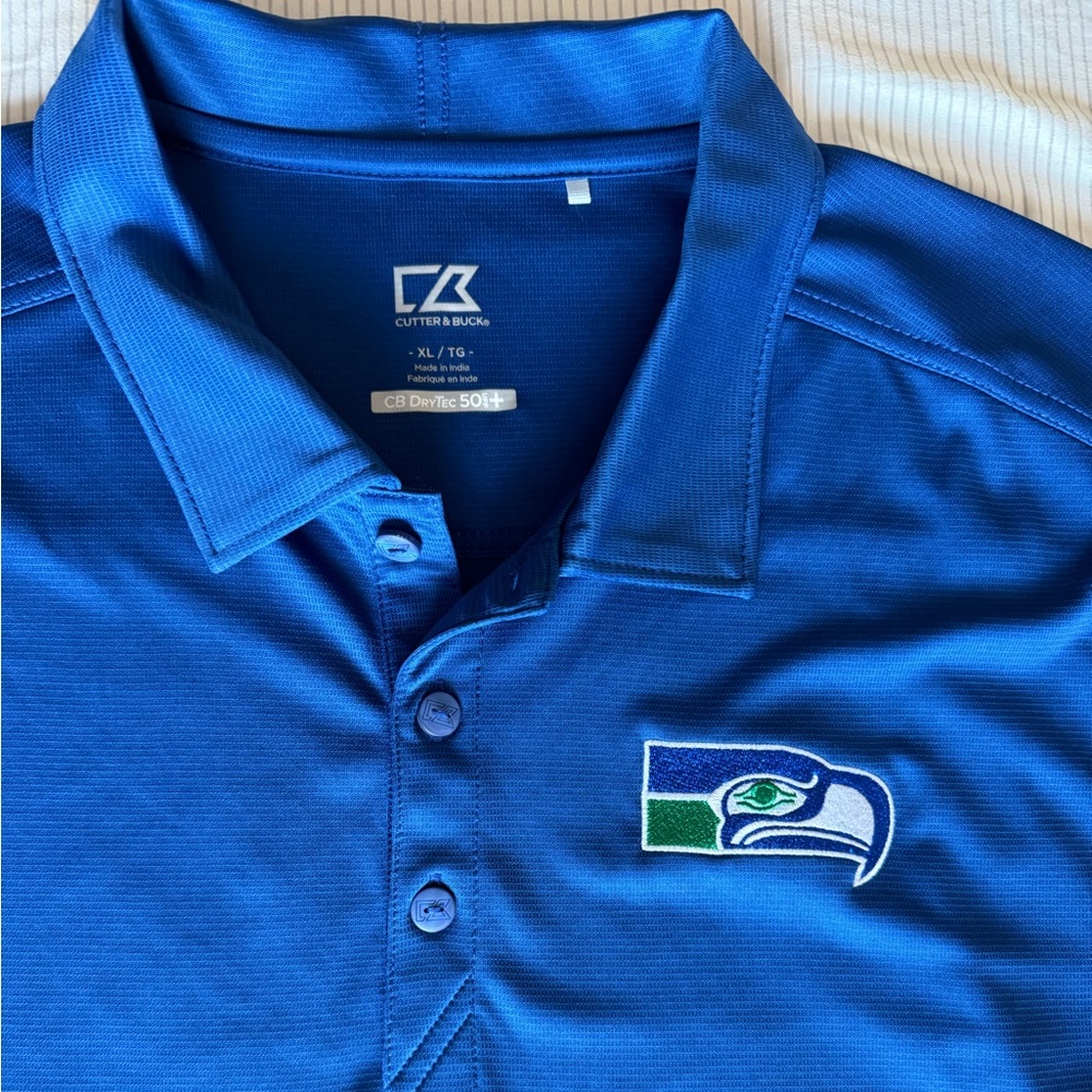 Cutter and Buck Throwback Seattle Seahawks Sport Polo